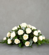 White Casket Spray White Casket Spray