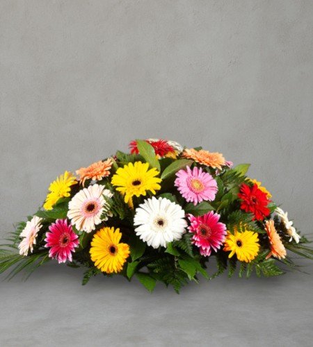 Colourful Casket Spray