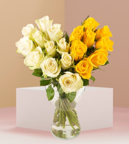 White & Yellow Heart White & Yellow Heart