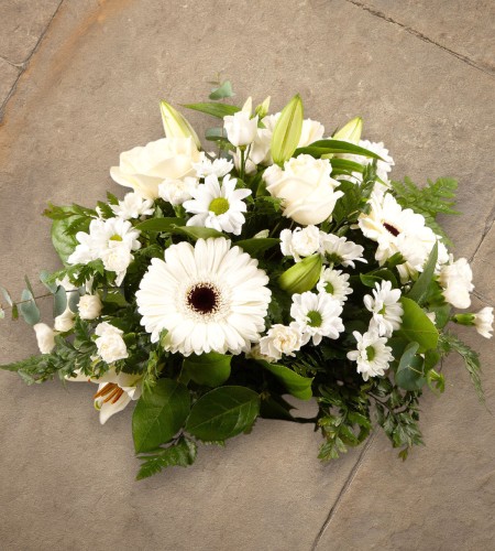 Sympathy Posy White