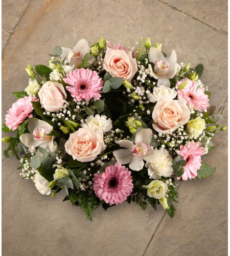 Sympathy Wreath Pink