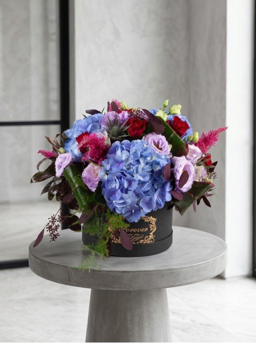 Blue Hatbox