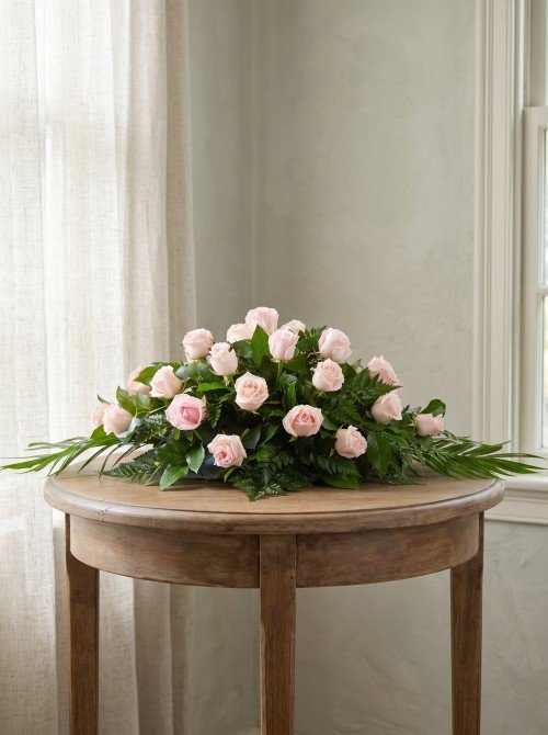 Pink Casket Spray