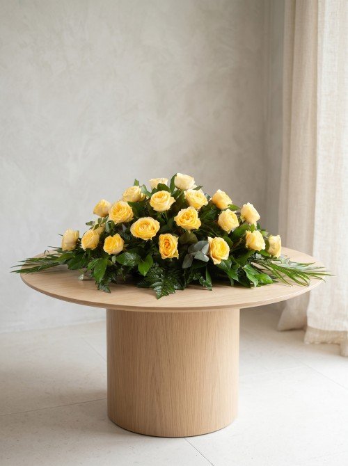 Yellow Casket Spray