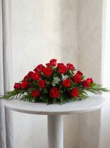 Red Casket Spray Red Casket Spray