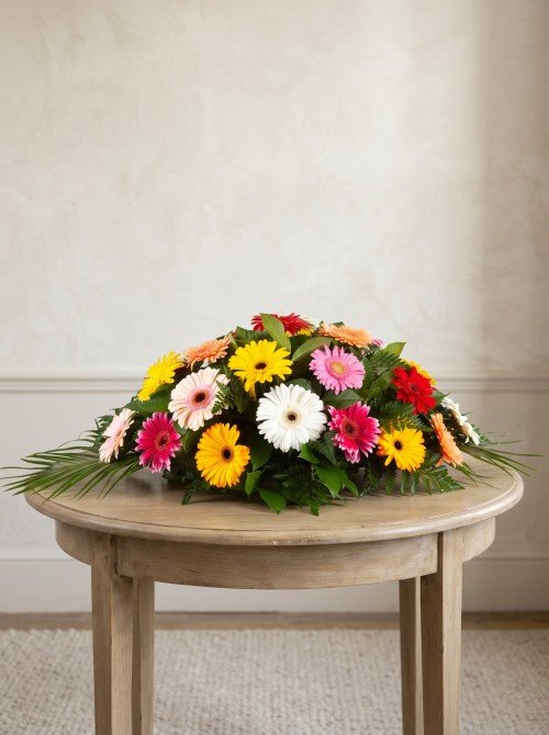 Colourful Casket Spray