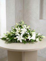 Lily Casket Spray Lily Casket Spray