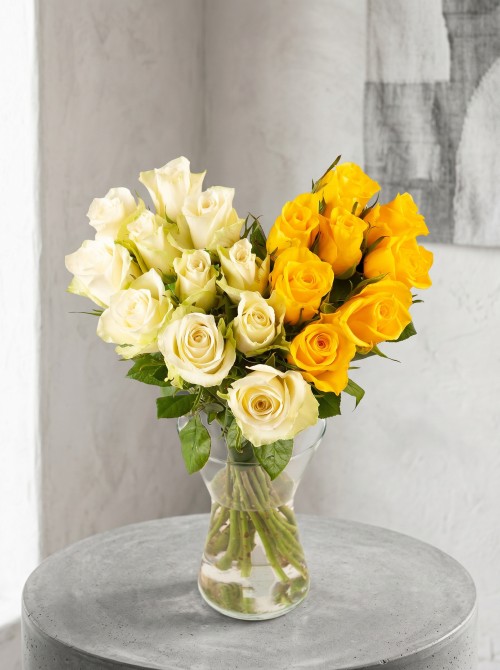 White & Yellow Heart