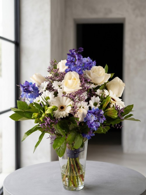 Sympathy Bouquet Blue Sympathy Bouquet Blue