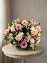 Sympathy Wreath Pink Sympathy Wreath Pink