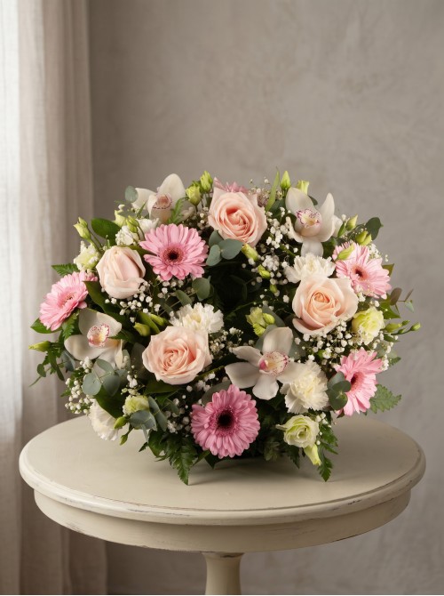 Sympathy Wreath Pink