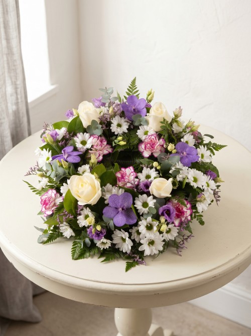Sympathy Wreath Purple