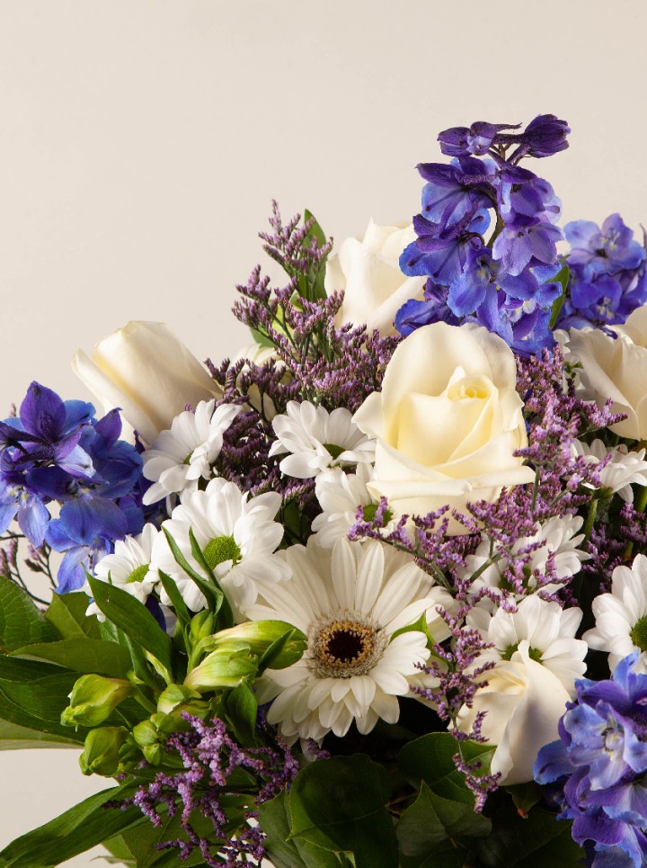 Sympathy Bouquet Blue Sympathy Bouquet Blue