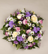 Sympathy Wreath Purple Sympathy Wreath Purple